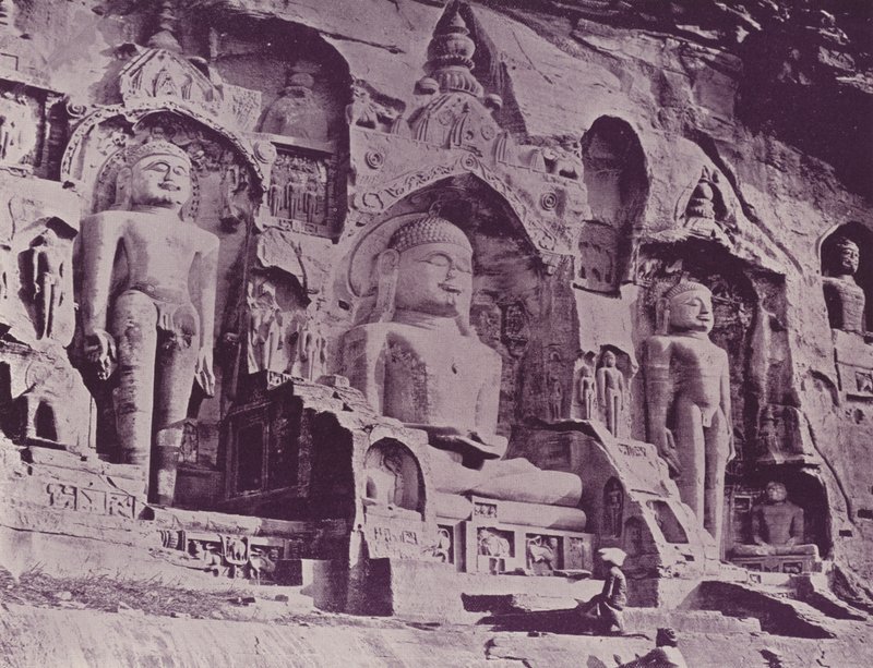 Buddhist Figures, The Happy Valley, Gwalior by English Photographer