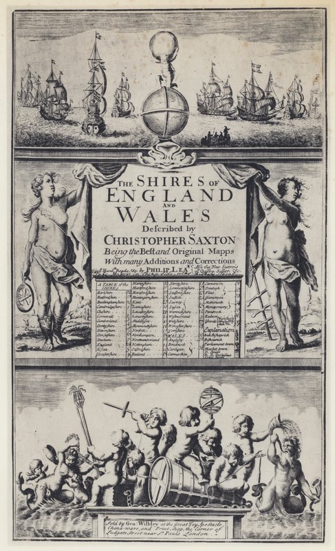 C Saxton, The Shires of England, G Willdey by English Photographer