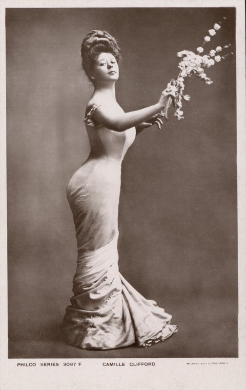 Camille Clifford, the original Gibson Girl by English Photographer