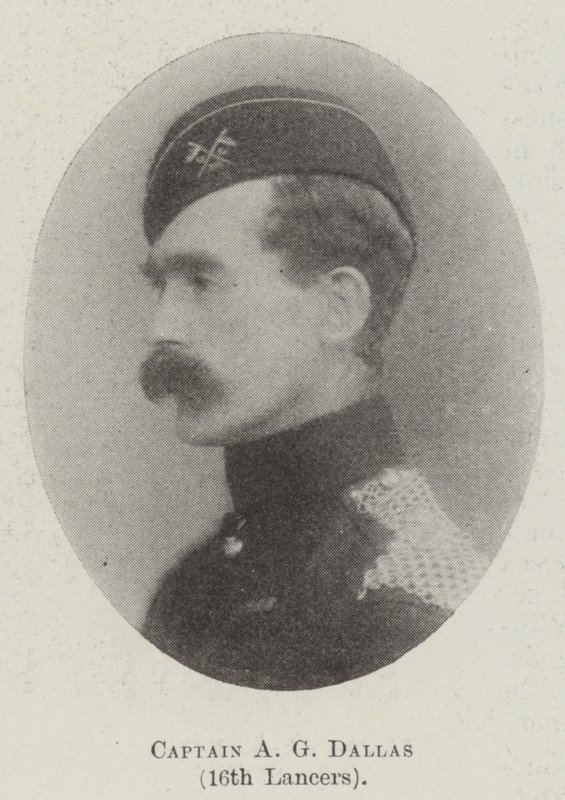 Captain A G Dallas, 16th Lancers by English Photographer