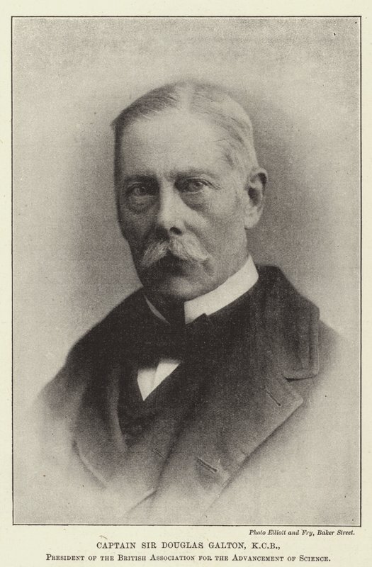 Captain Sir Douglas Galton, President of the British Association for the Advancement of Science by English Photographer