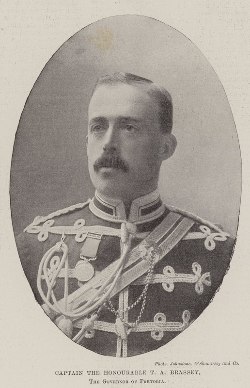 Captain the Honourable T A Brassey, the Governor of Pretoria by English Photographer