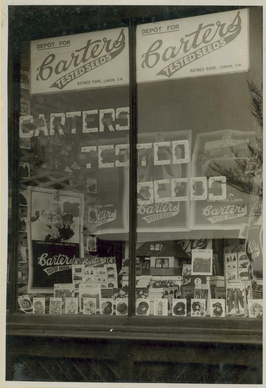 Carters Tested Seeds Display by English Photographer