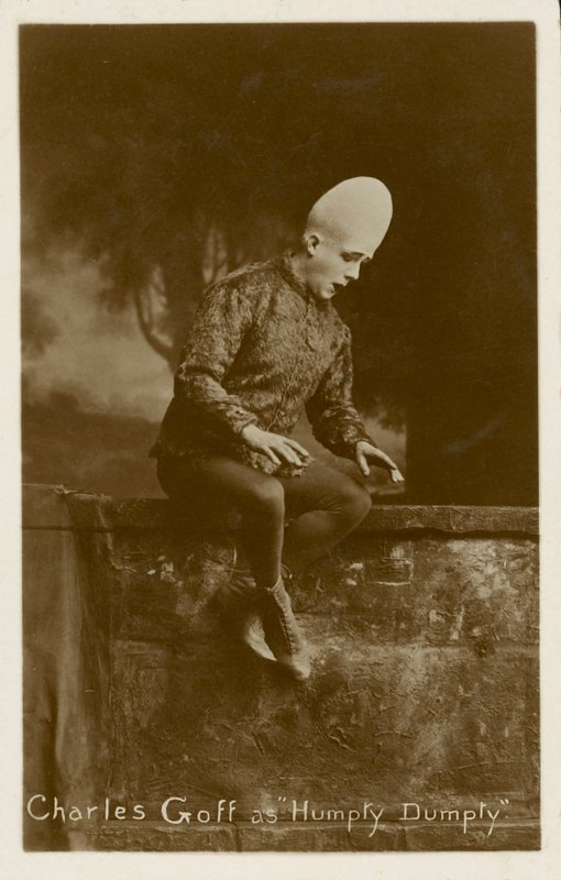 Charles Goff as Humpty Dumpty by English Photographer