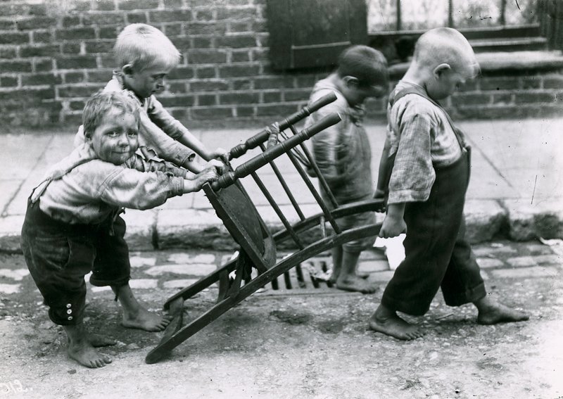 Child Poverty, London by English Photographer