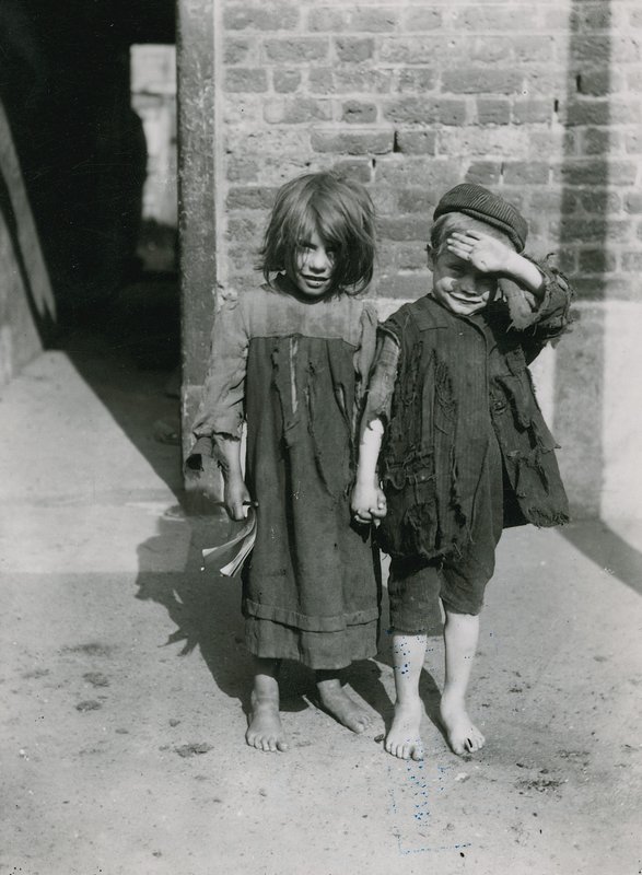 Child Poverty, London by English Photographer