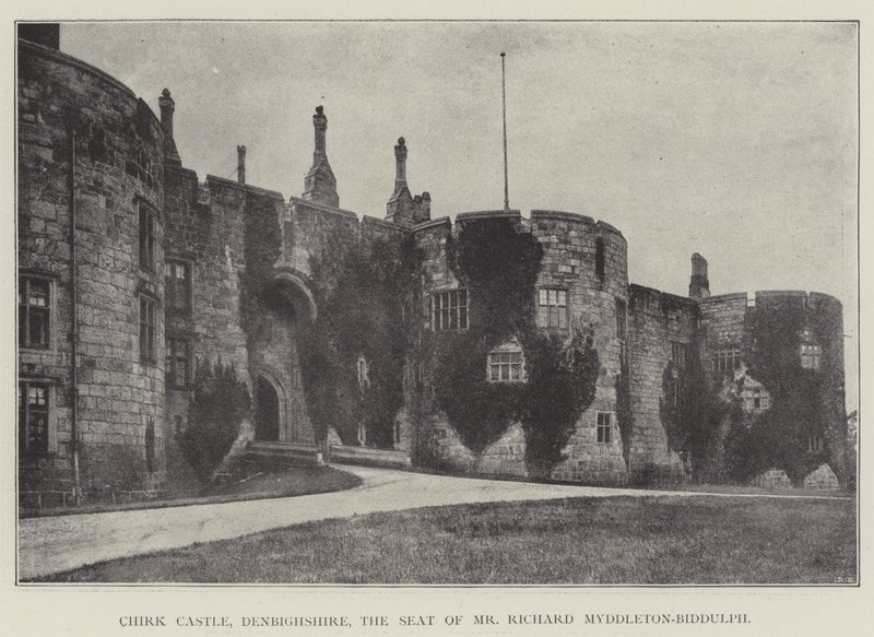Chirk Castle, Denbighshire, the Seat of Mr Richard Myddleton-Biddulph by English Photographer