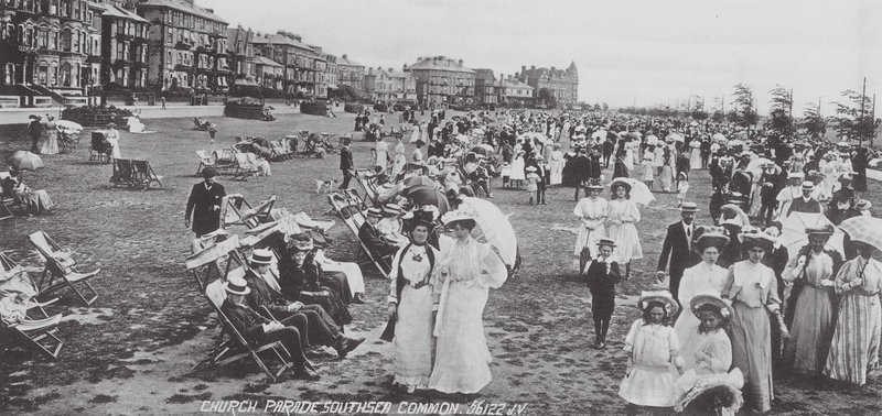 Church Parade, Southsea Common by English Photographer