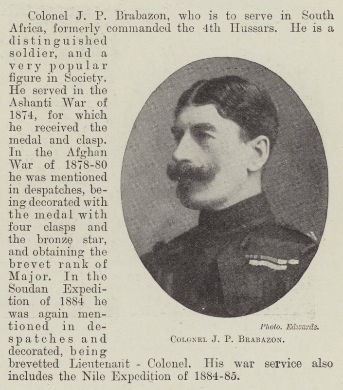 Colonel J P Brabazon by English Photographer