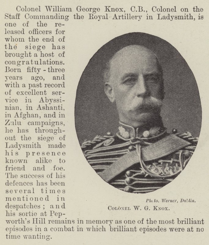 Colonel W G Knox by English Photographer