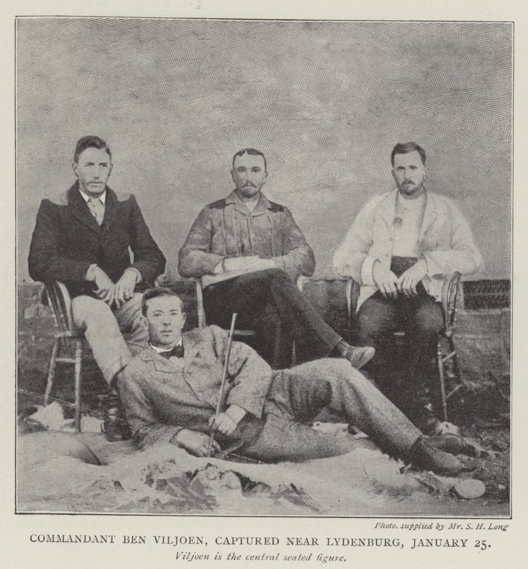 Commandant Ben Viljoen, captured near Lydenburg, 25 January by English Photographer