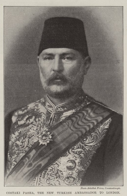 Costaki Pasha, the New Turkish Ambassador to London by English Photographer