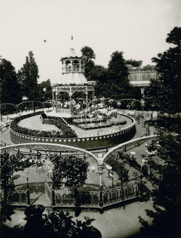 Cremorne Gardens, London: Orchestra by English Photographer