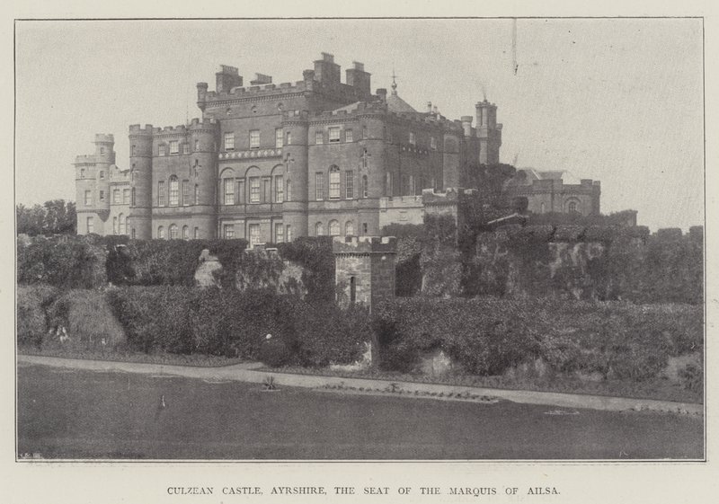 Culzean Castle, Ayrshire, the Seat of the Marquis of Ailsa by English Photographer