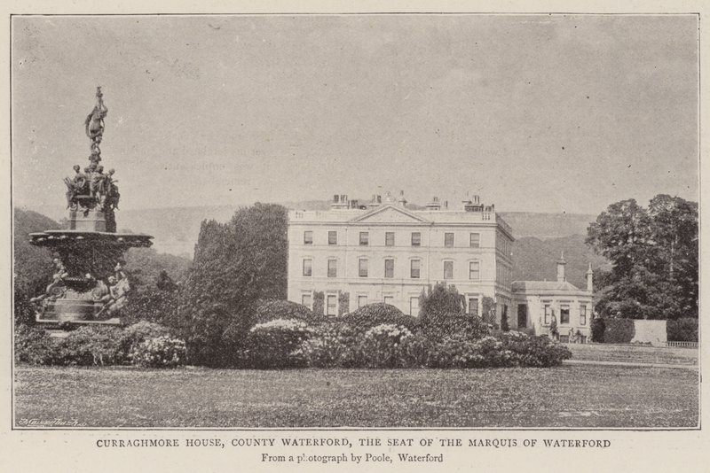 Curraghmore House, County Waterford, the Seat of the Marquis of Waterford by English Photographer