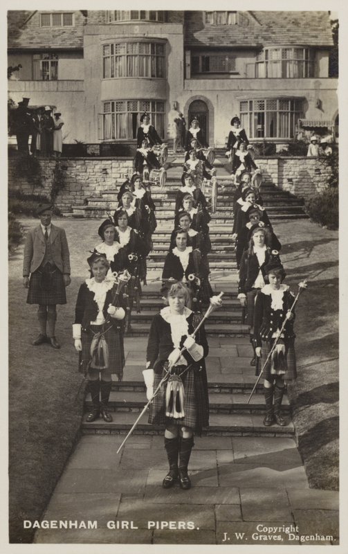 Dagenham Girl Pipers, Essex by English Photographer