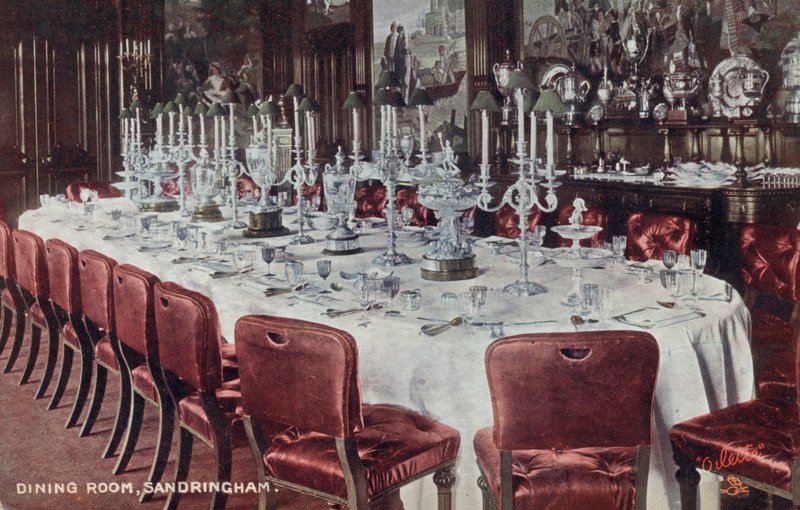 Dining Room at Sandringham House, Norfolk by English Photographer