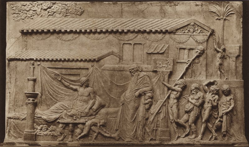 Dionysos at the House of Icarios by English Photographer