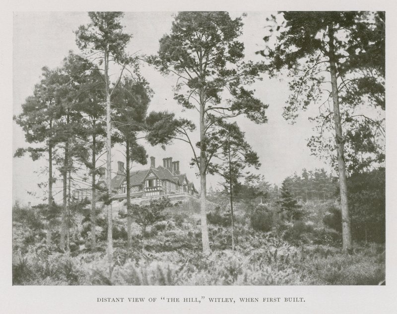 Distant View of The Hill, Witley, Surrey, When First Built by English Photographer
