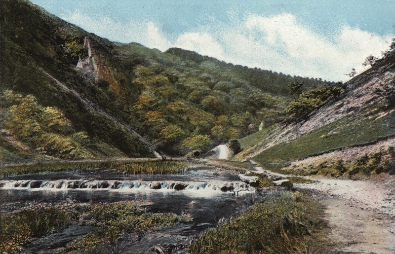 Dovedale, Castle Rock by English Photographer