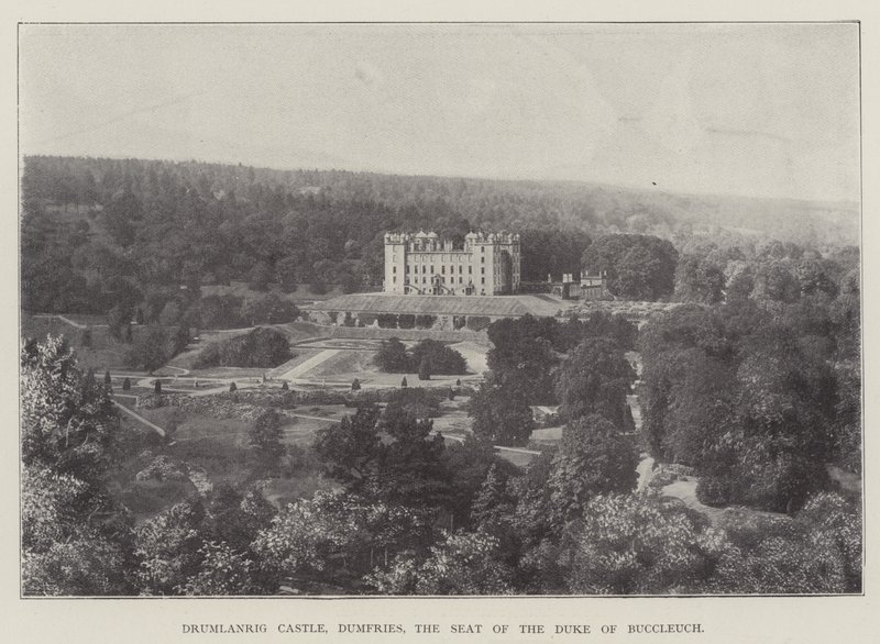 Drumlanrig Castle, Dumfries, the Seat of the Duke of Buccleuch by English Photographer