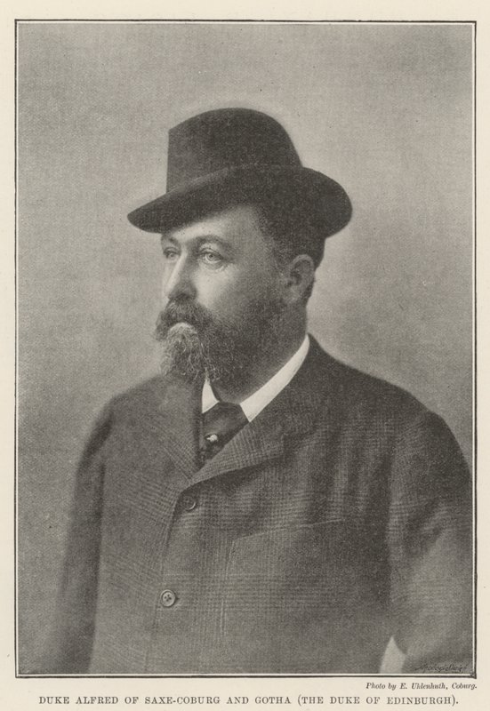 Duke Alfred of Saxe-Coburg and Gotha, the Duke of Edinburgh by English Photographer