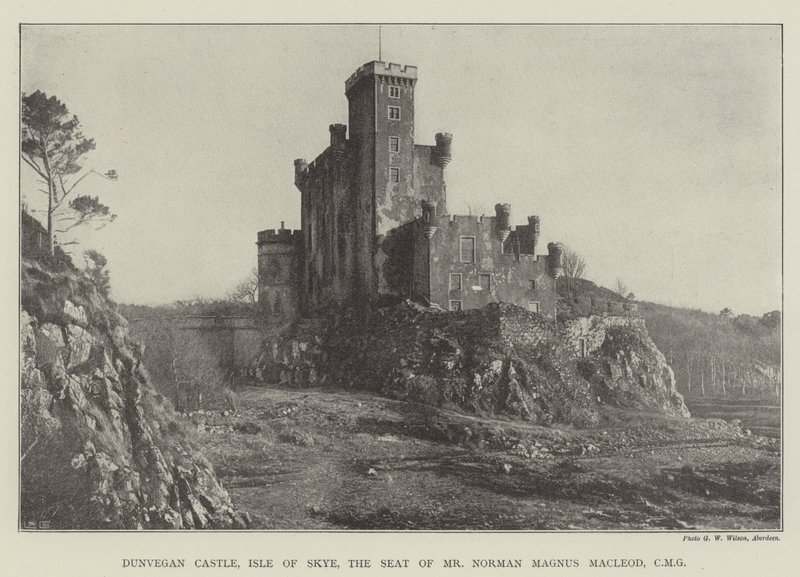 Dunvegan Castle, Isle of Skye, the Seat of Mr. Norman Magnus Macleod, CMG by English Photographer