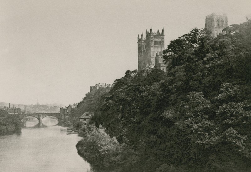 Durham Cathedral, from the Prebend Bridge by English Photographer