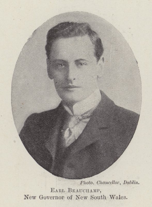 Earl Beauchamp, New Governor of New South Wales by English Photographer