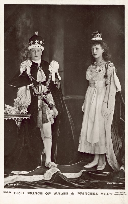Edward, Prince of Wales and Mary, Princess Royal by English Photographer