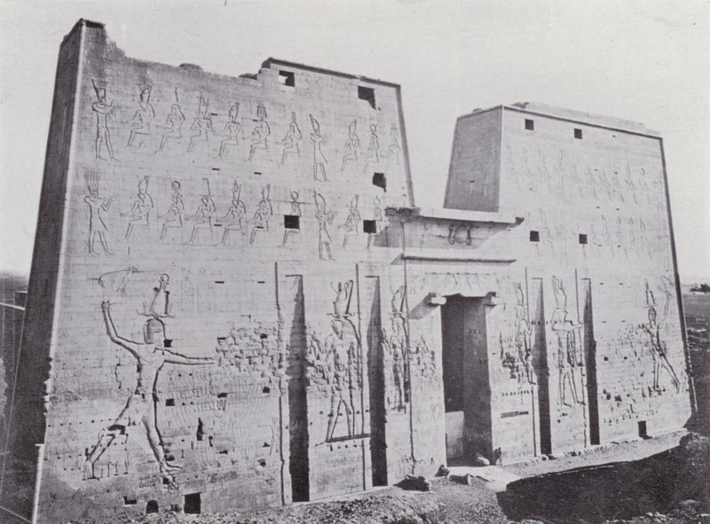 Egypt: Pylon of the Temple of Edfu by English Photographer