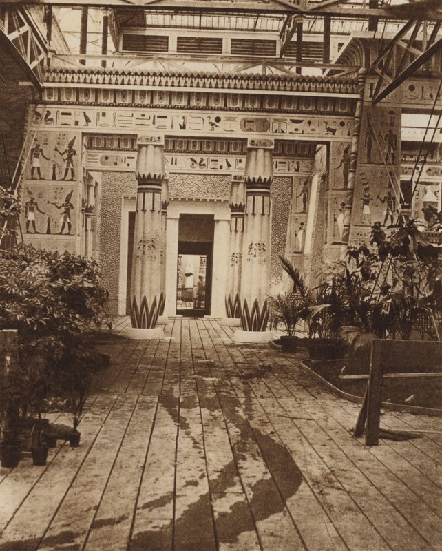 Entrance to Tomb of Beni Hassan by English Photographer
