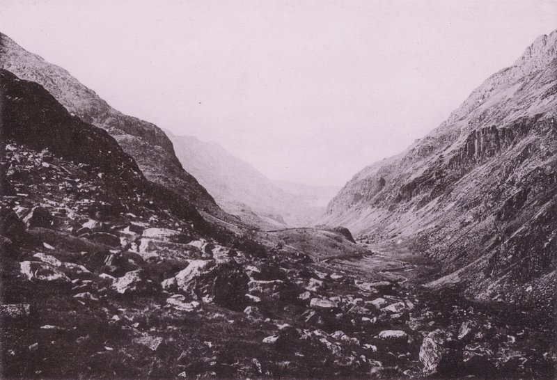 Entrance to the Pass of Llanberis by English Photographer