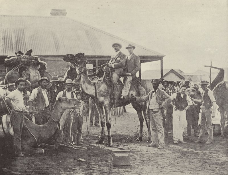 Equipping a Prospecting Party, Coolgardie, Western Australia by English Photographer