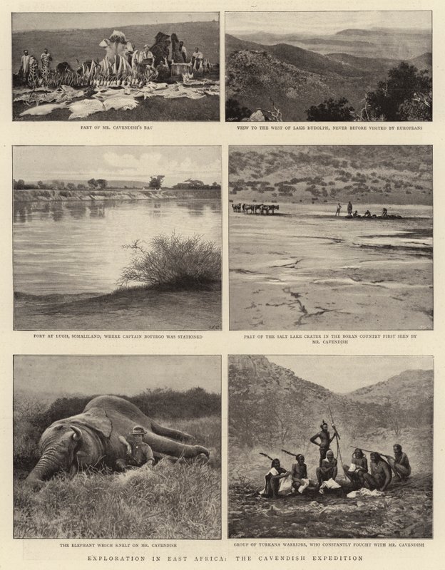 Exploration in East Africa, the Cavendish Expedition by English Photographer