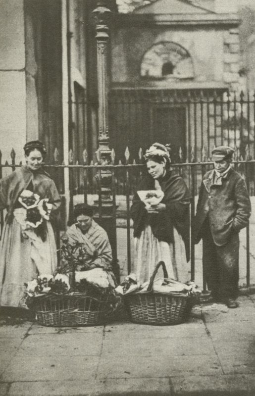Flower sellers, Covent Garden, London by English Photographer