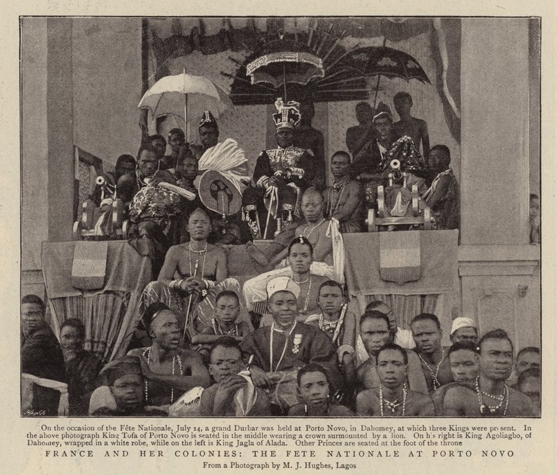 France and Her Colonies, the Fete Nationale at Porto Novo by English Photographer