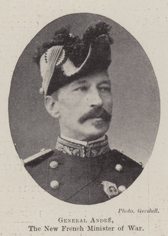 General Andre, the New French Minister of War by English Photographer