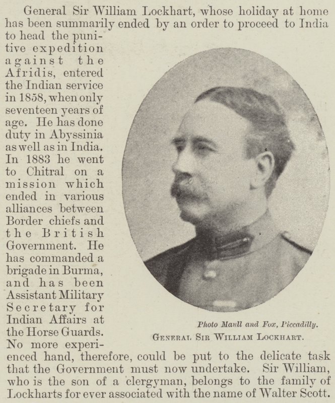 General Sir William Lockhart by English Photographer