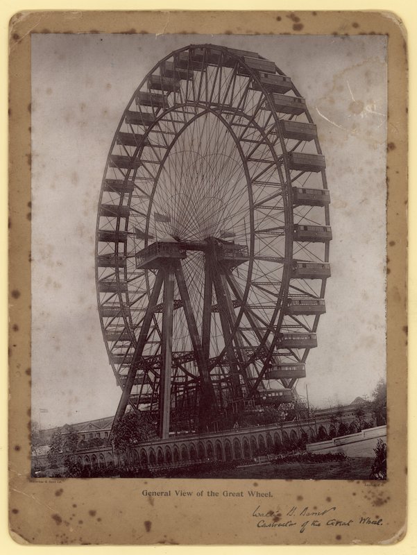 General View of the Great Wheel, Earls Court, London by English Photographer