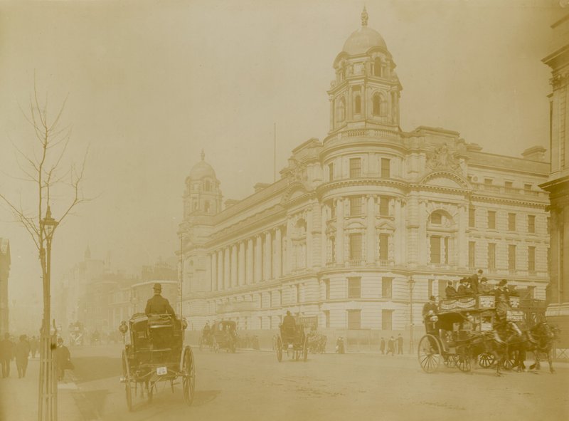 General View of the New War Office in Whitehall by English Photographer
