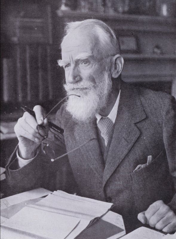 George Bernard Shaw by English Photographer