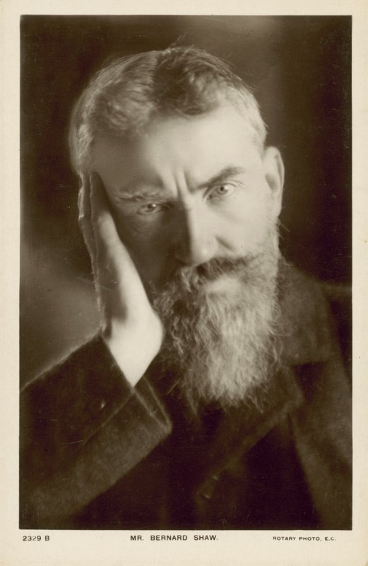 George Bernard Shaw, Irish playwright by English Photographer