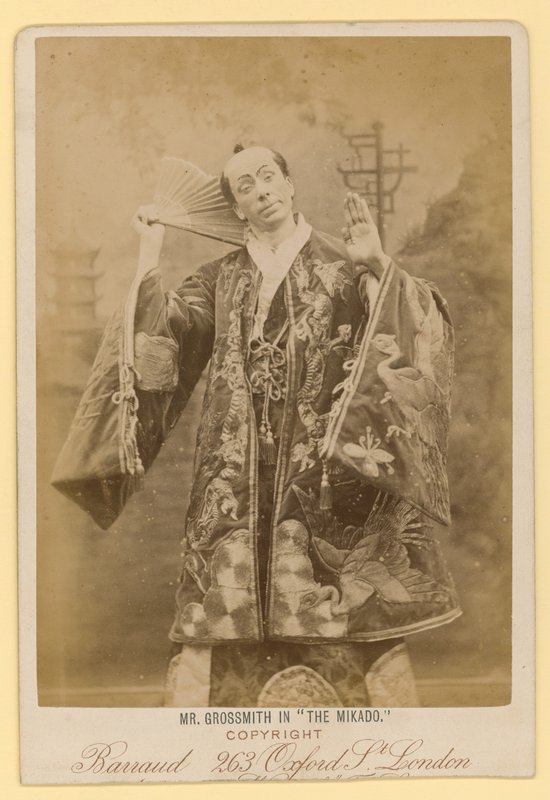 George Grossmith as Ko-Ko in The Mikado by English Photographer