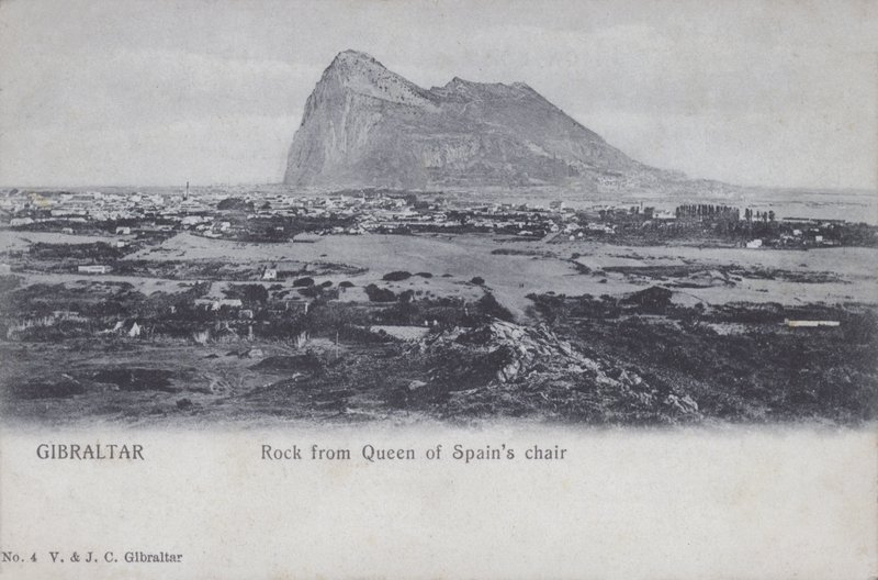 Gibraltar, Rock from Queen of Spain