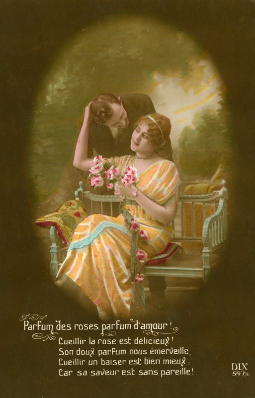 Glamour Postcard by English Photographer