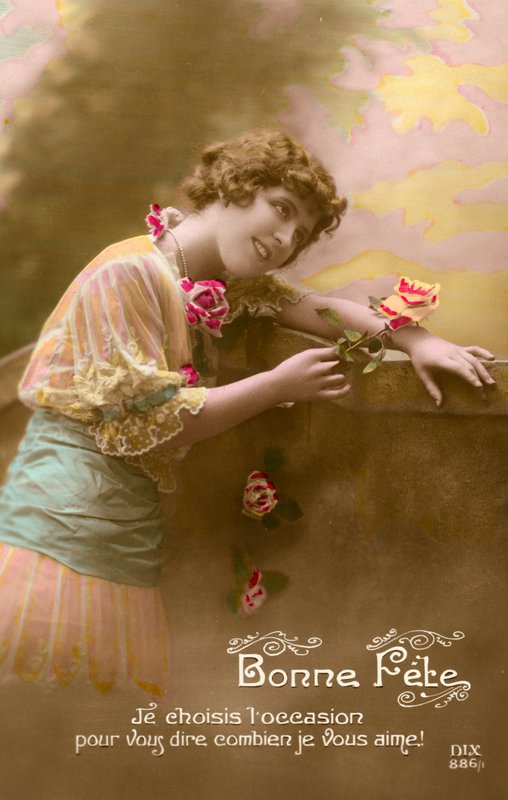 Glamour Postcard by English Photographer