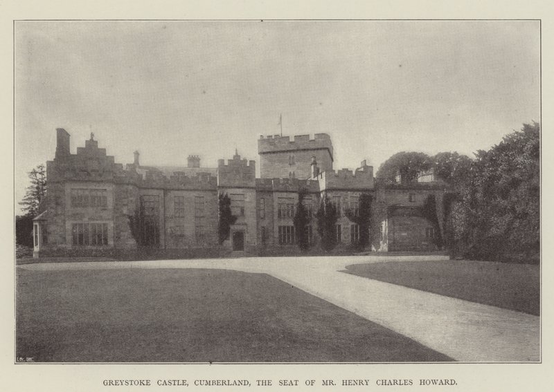Greystoke Castle, Cumberland, the Seat of Mr. Henry Charles Howard by English Photographer