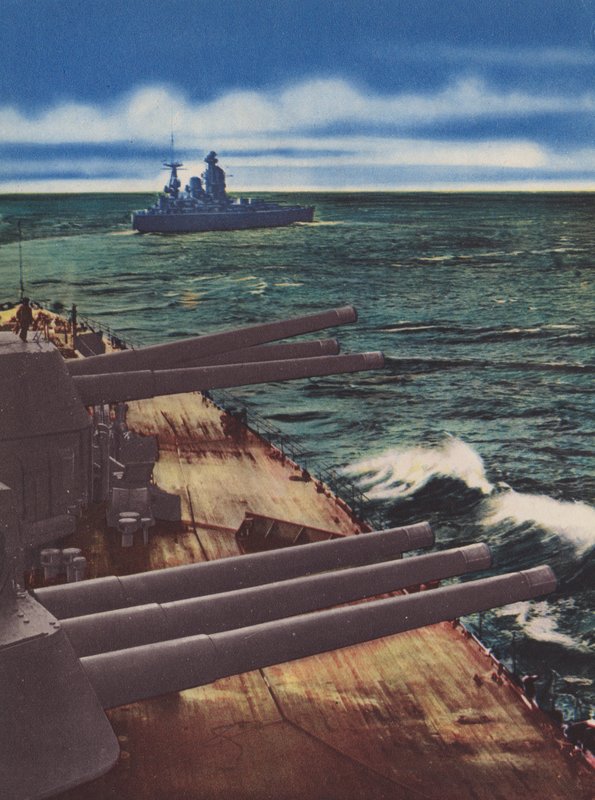HMS Nelson and HMS Rodney by English Photographer