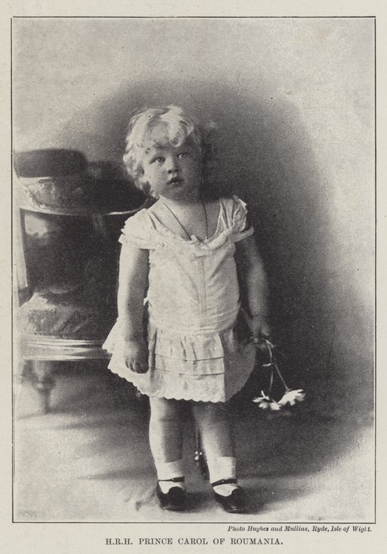 HRH Prince Carol of Roumania by English Photographer